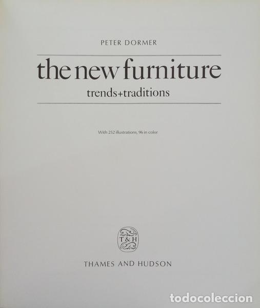 Libros: DORMER. (Peter) - THE NEW FURNITURE. - Foto 2