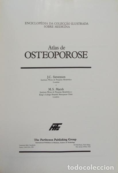 Libros: STEVENSON. (J. C.) e M. S. Marsh - ATLAS DE OSTEOPOROSE. - Foto 2