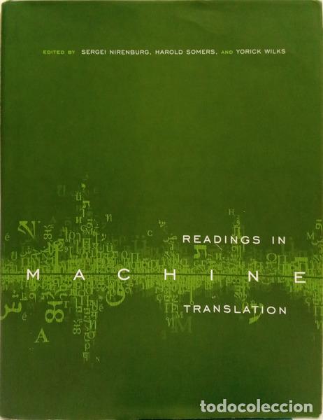 Livres: NIRENBURG. (Sergei), Harold Somers, e Yorick Wilks. - READINGS IN MACHINE TRANSLATION.