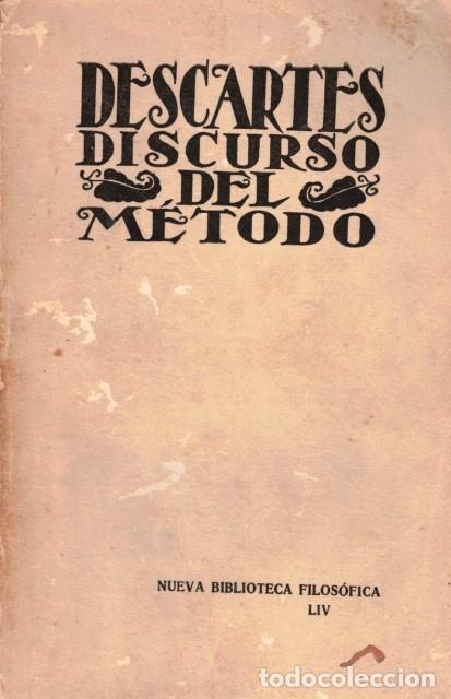 Libros: Discurso del m&eacute;todo; Tratado de las pasiones; Investigaci&oacute;n de la verdad - Descartes