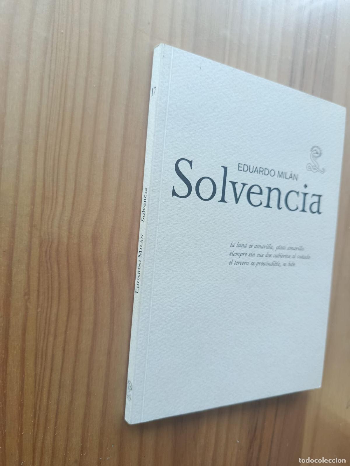 Libros: SOLVENCIA - Eduardo Mil&aacute;n - Foto 1