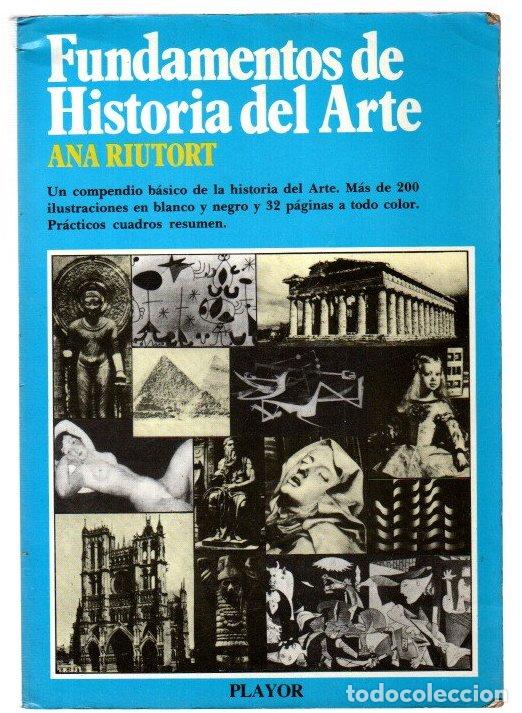 Libros: Fundamentos de historia del arte - Riutort, Ana