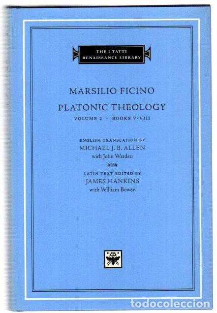 Libros: Platonic Theology. Volume 2. Books V-VIII - Ficino, Marsilio