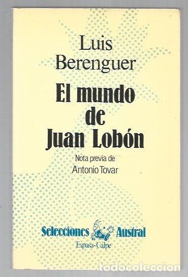 books: MUNDO DE JUAN LOBON - EL - BERENGUER, LUIS