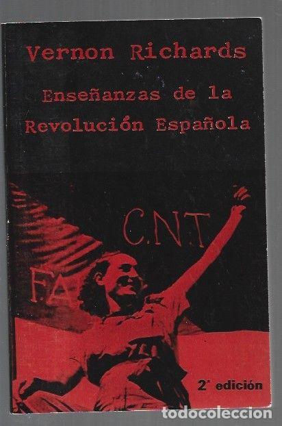 Libros: ENSE&Ntilde;ANZAS DE LA REVOLUCION ESPA&Ntilde;OLA - RICHARDS, VERNON