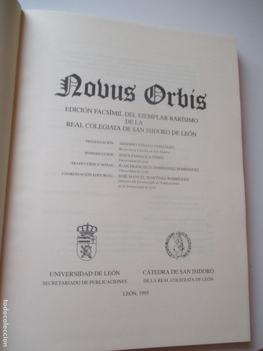 Libros: Nobus Orbis ( Edici&oacute;n facsimil ) W41258 - Foto 2