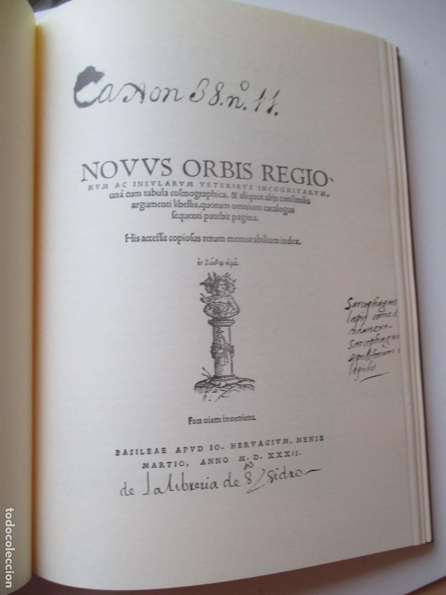 Libros: Nobus Orbis ( Edici&oacute;n facsimil ) W41258 - Foto 4
