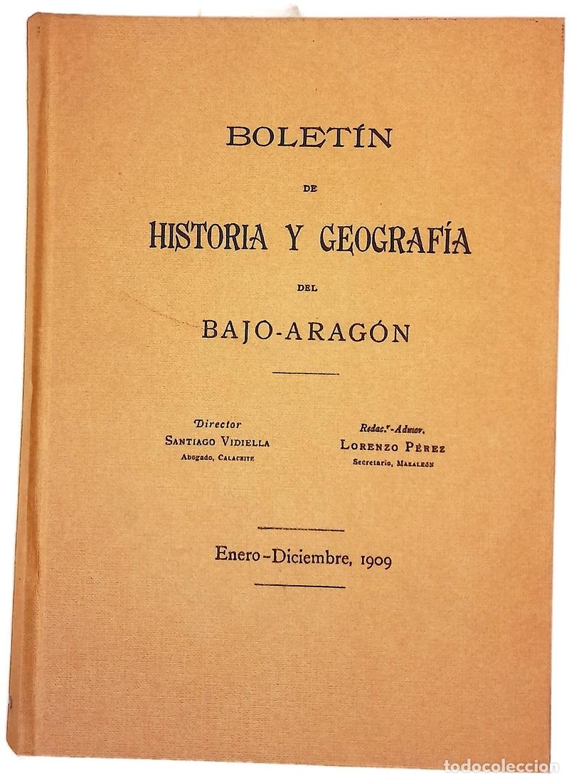 books: Boletin de historia y geografia del bajo Aragon III