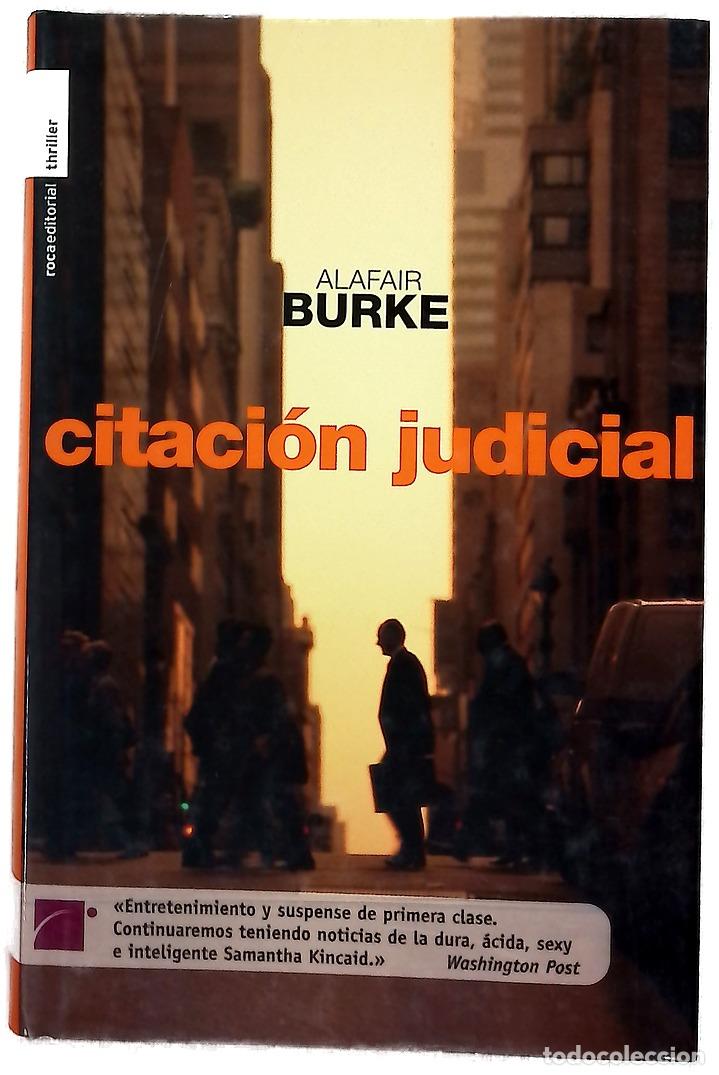 Libros: Citaci&oacute;n judicial - Burke, Alafair
