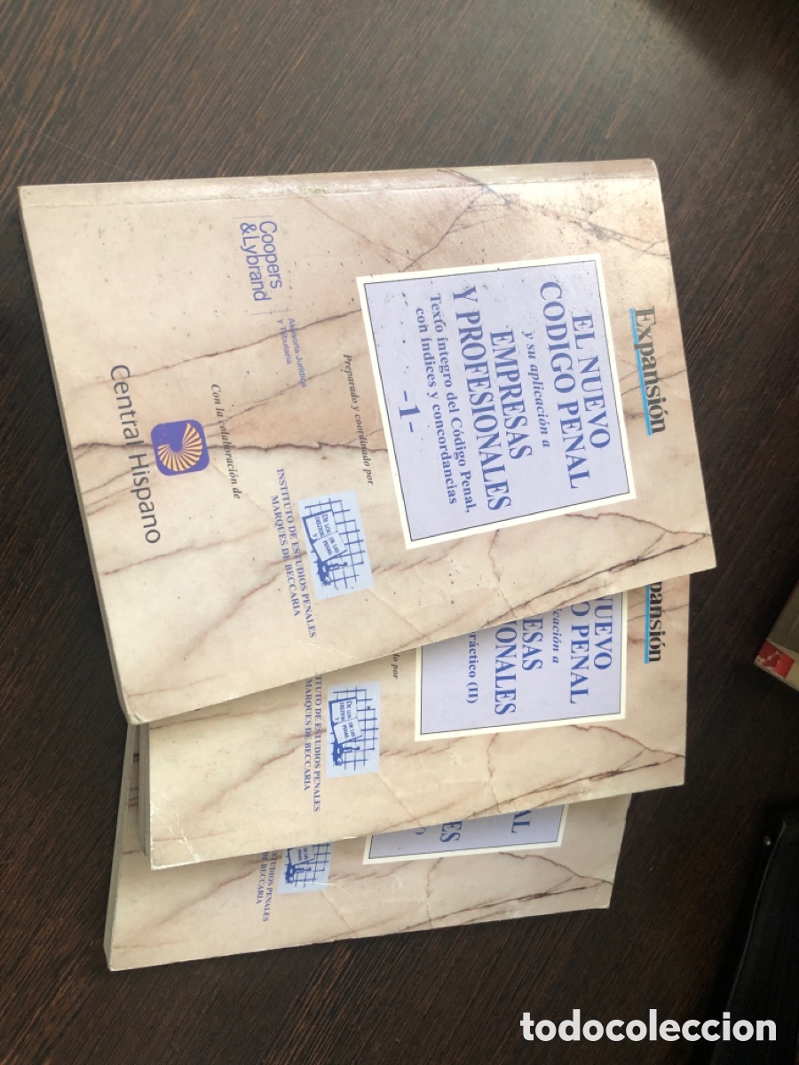 Libri di seconda mano: EL NUEVO CODIGO PENAL Y SU APLICACION A EMPRESAS Y PROFESIONALES 1 3 Y 5 EDICION CENTRAL HISPANO