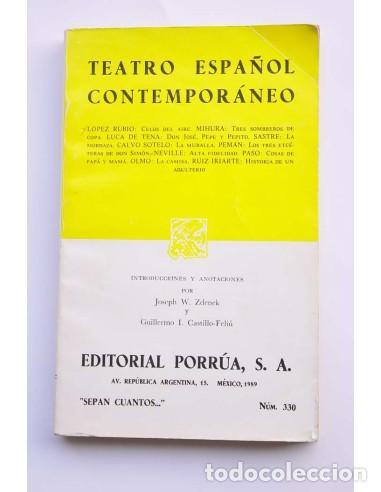 Libros: Teatro espa&ntilde;ol contempor&aacute;neo - AUTORES VARIOS