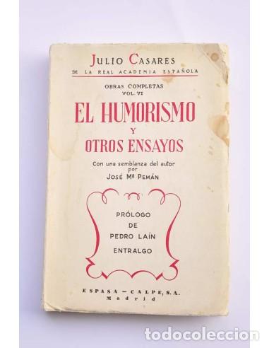 Libros: El humorismo y otros ensayos - CASARES, Julio