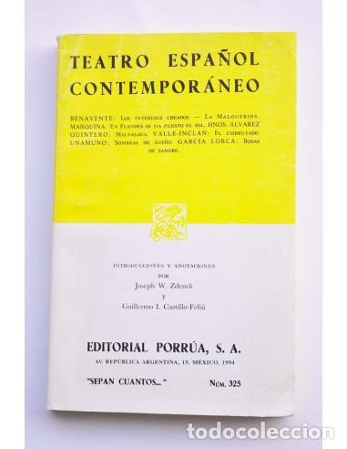 Libros: Teatro espa&ntilde;ol contempor&aacute;neo - AUTORES VARIOS