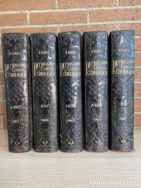 Libros: DICCIONARIO GENERAL ETIMOLOGICO 5 vol&uacute;menes - BARCIA ROQUE