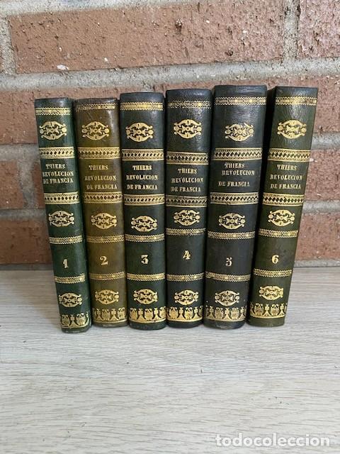 Libros: REVOLUCION FRANCESA, M.A.THIERS, 6 VOL&Uacute;MENES - M.A.THIERS