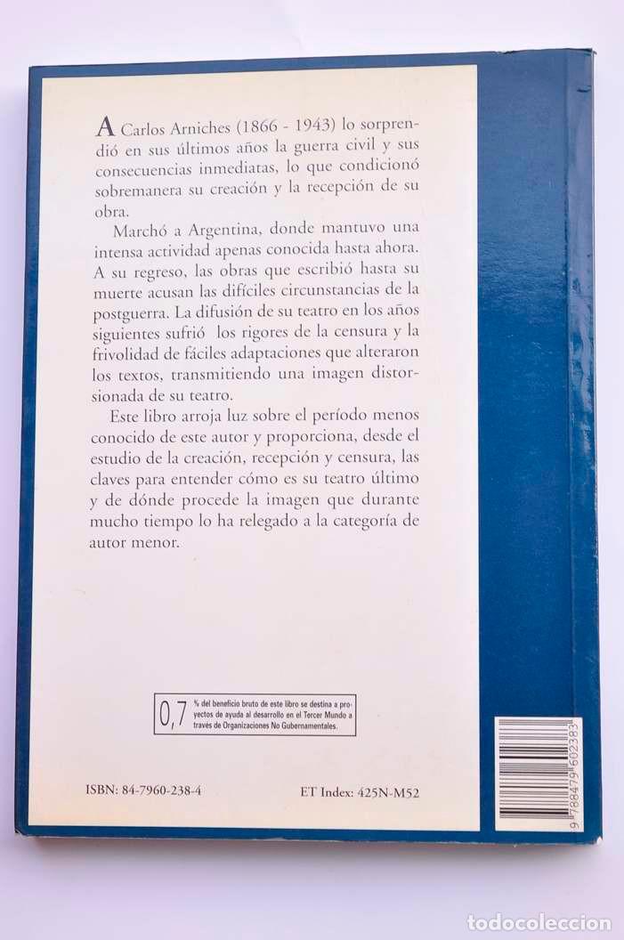 Libros: Teatro, p&uacute;blico y poder. La obra dram&aacute;tica del &uacute;ltimo Arniches - SOTOMAYOR S&Aacute;EZ, Mar&iacute;a Victoria - Foto 3