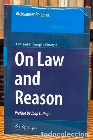 Libros: ON LAW AND REASON - PECZENIK, Aleksander