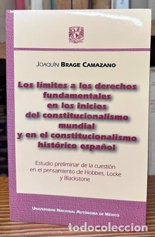 Libros: LOS LIMITES A LOS DERECHOS FUNDAMENTALES EN LOS INICIOS DEL CONSTITUCIONALISMO MUNDIAL Y EN EL ... -