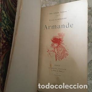 Libros: Armande - E. et J. de GONCOURT