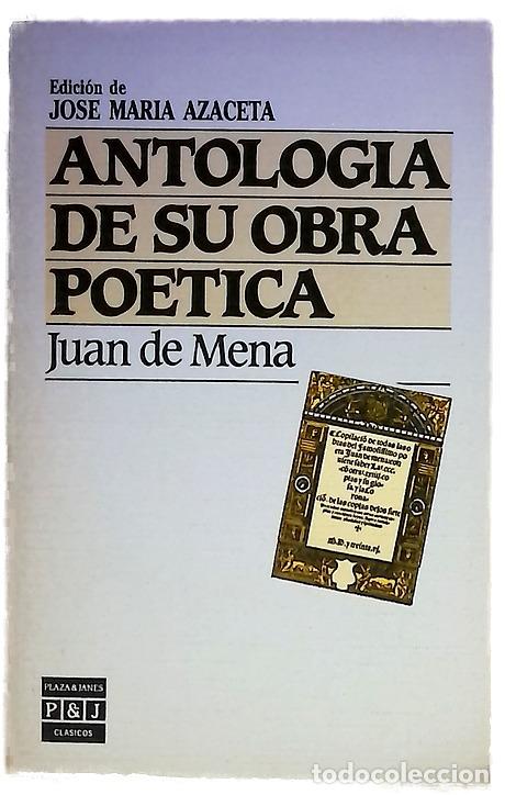 books: Antolog&iacute;a de su obra po&eacute;tica