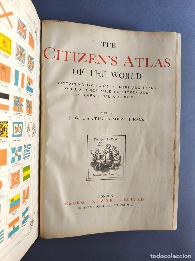 Libros: The Citizen's Atlas of the World, Containing 120 Pages of Maps and Plans with a Descriptive Gazettee