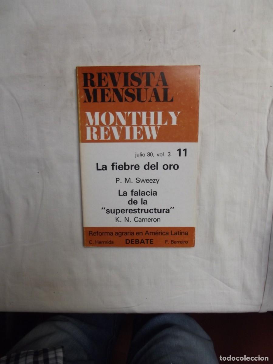 Libros: REVISTA MENSUAL MONTHLY REVIEW JULIO 1980 - VOL,3 - 11