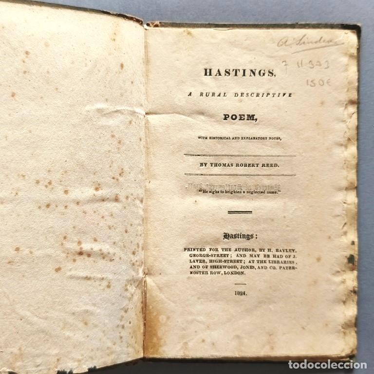 Libros: Hastings, a Rural Descriptive Poem, with historical and explanatory notes. - Reed, Thomas Robert.