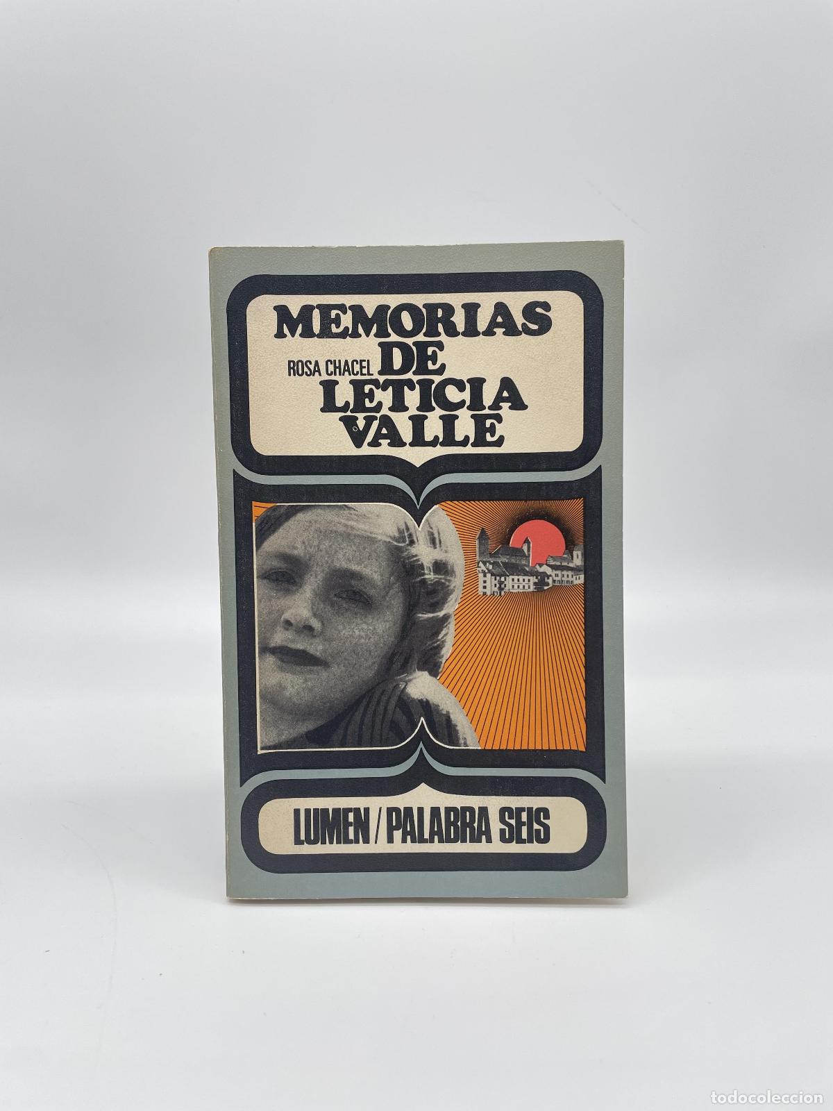 Livres: CHACEL, Rosa. - Memorias de Leticia Valle.