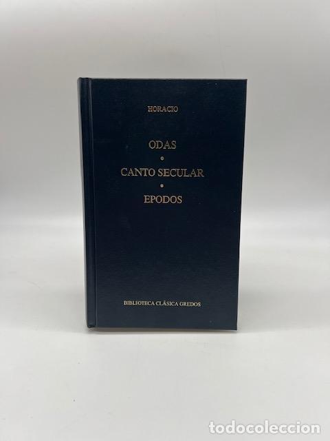 Livres: HORACIO - Odas. Canto secular. Epodos.