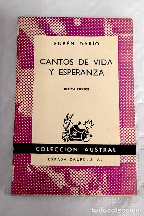 Libros: Cantos de vida y esperanza.- Dar&iacute;o, Rub&eacute;n