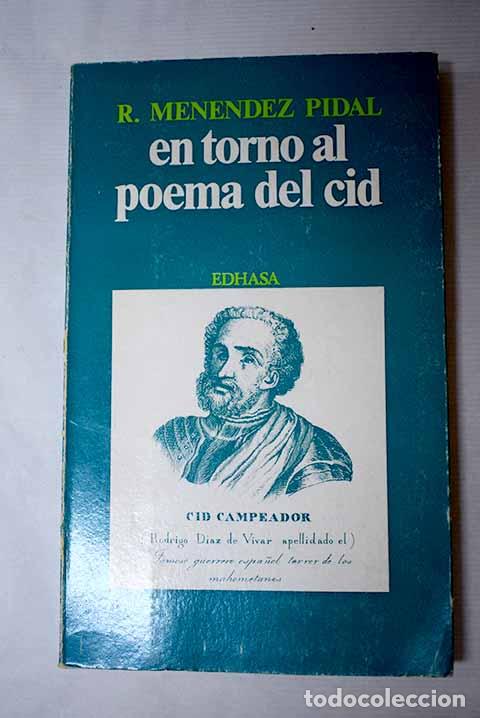 B&uuml;cher: En torno al poema del Cid.- Men&eacute;ndez Pidal, Ram&oacute;n