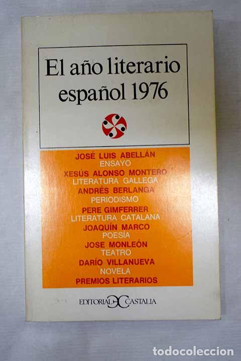 Libros: El a&ntilde;o literario espa&ntilde;ol 1976