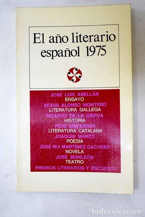 Libros: El a&ntilde;o literario espa&ntilde;ol 1975