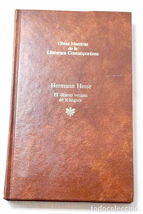 books: El &uacute;ltimo verano de Klingsor.- Hesse, Hermann