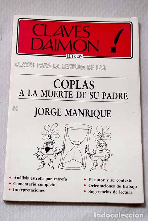 books: Claves para la lectura de las Coplas a la muerte de su padre, de Jorge Manrique