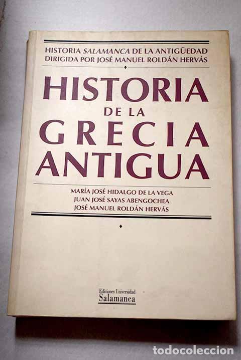 books: Historia de la Grecia Antigua.- Hidalgo de la Vega, Mar&iacute;a Jos&eacute;