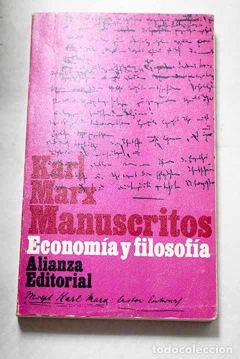 Libros: Manuscritos: economia y filosofia.- Marx, Karl