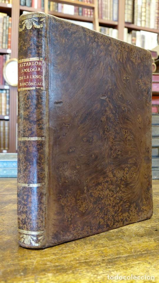 Libri di seconda mano: APOLOGIA DE LA LENGUA BASCONGADA, &oacute; ensayo cr&iacute;tico filos&oacute;fico de su perfecci&oacute;n y antig&uuml;edad sob