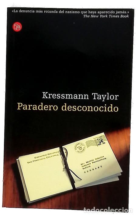 Libros: Paradero desconocido - Taylor, Kathrine Kressmann