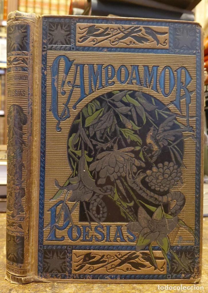 Libros: POES&Iacute;AS ESCOGIDAS. Ilustraciones de F. G&oacute;mez Soler. - CAMPOAMOR, Ram&oacute;n de