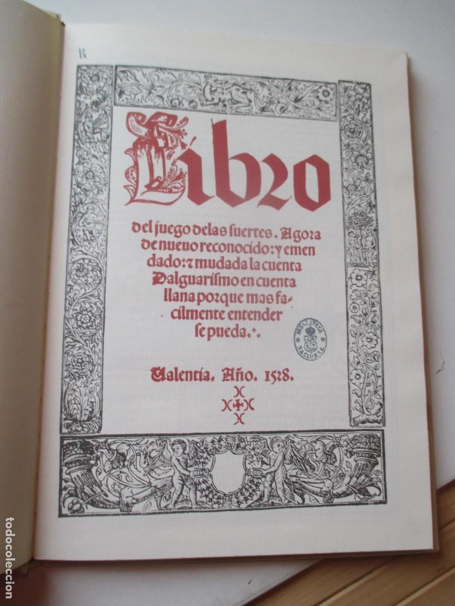 Libros: An&oacute;nimo Libro del juego de las suertes ( facsimil) W41270 - Foto 3