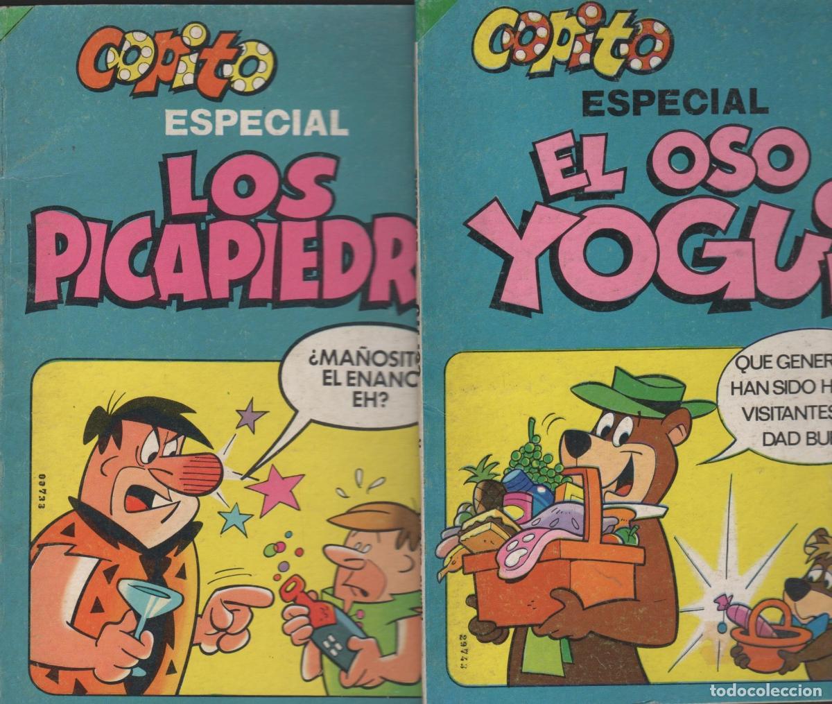Libros: LOTE 2 COMICS COPITO ESPECIAL EL OSO YOGUI Y OTRO: LOS PICAPIEDRA Revista juvenil EDITORIAL: