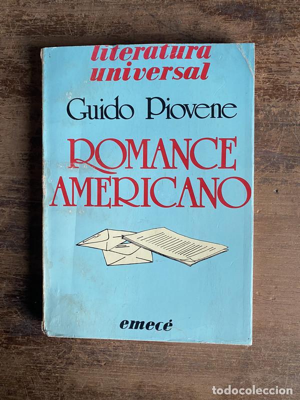 books: Romance Americano - Piovene Guido