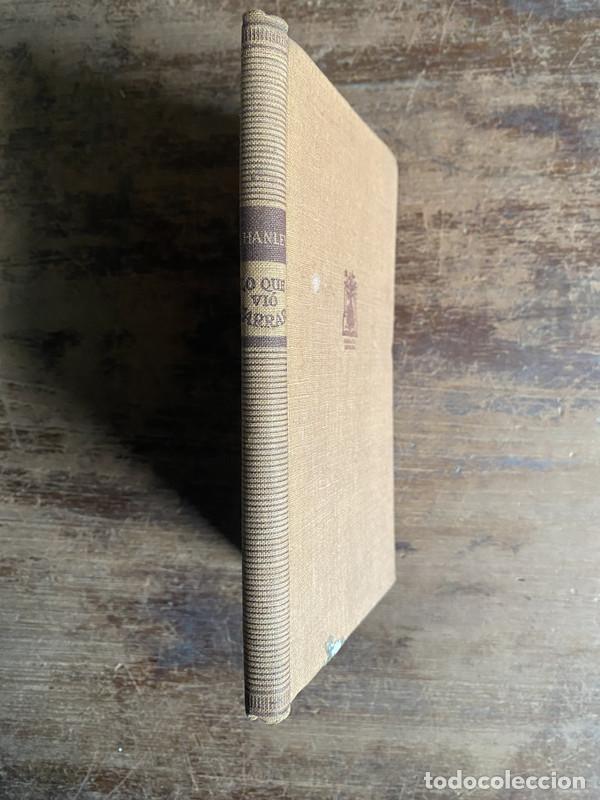 Libros: Lo que vio farrar - Hanley James