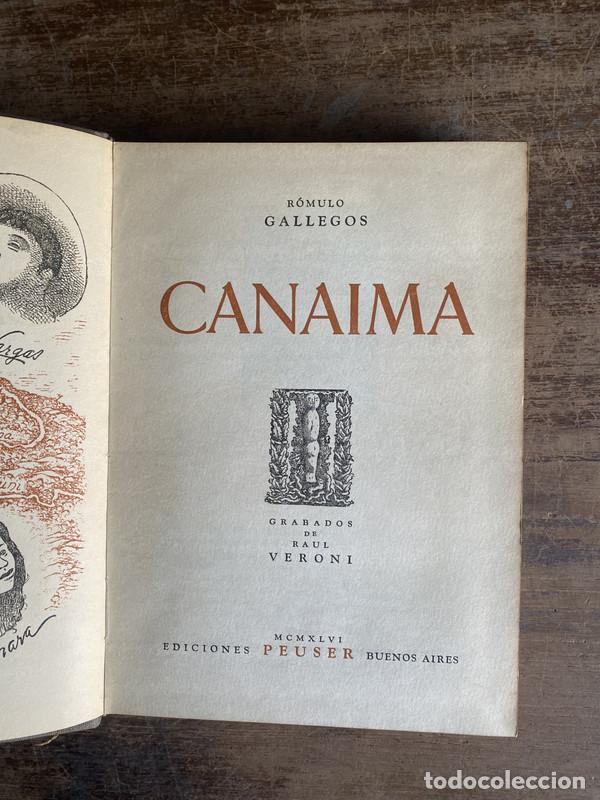 Libros: Canaima - Gallegos Romulo - Foto 1
