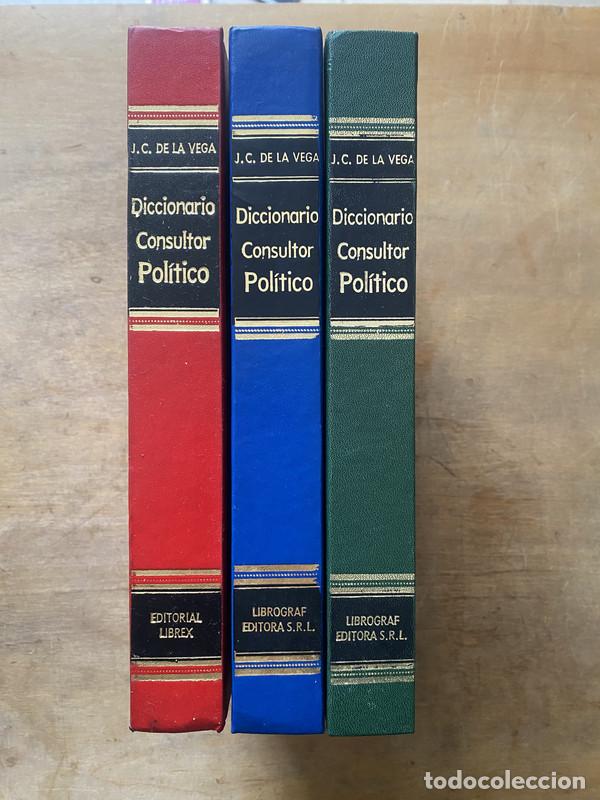 Livros em segunda m&atilde;o: Diccionario Consultor Politico - De La Vega J.C.