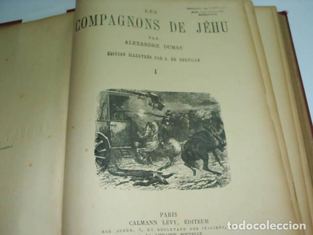 Libri di seconda mano: LES COMPAGNONS DE JEHU.Illustree par A. Neuville. Dumas, Alexandre- EDITORIAL: Calmann Levy - Dumas,
