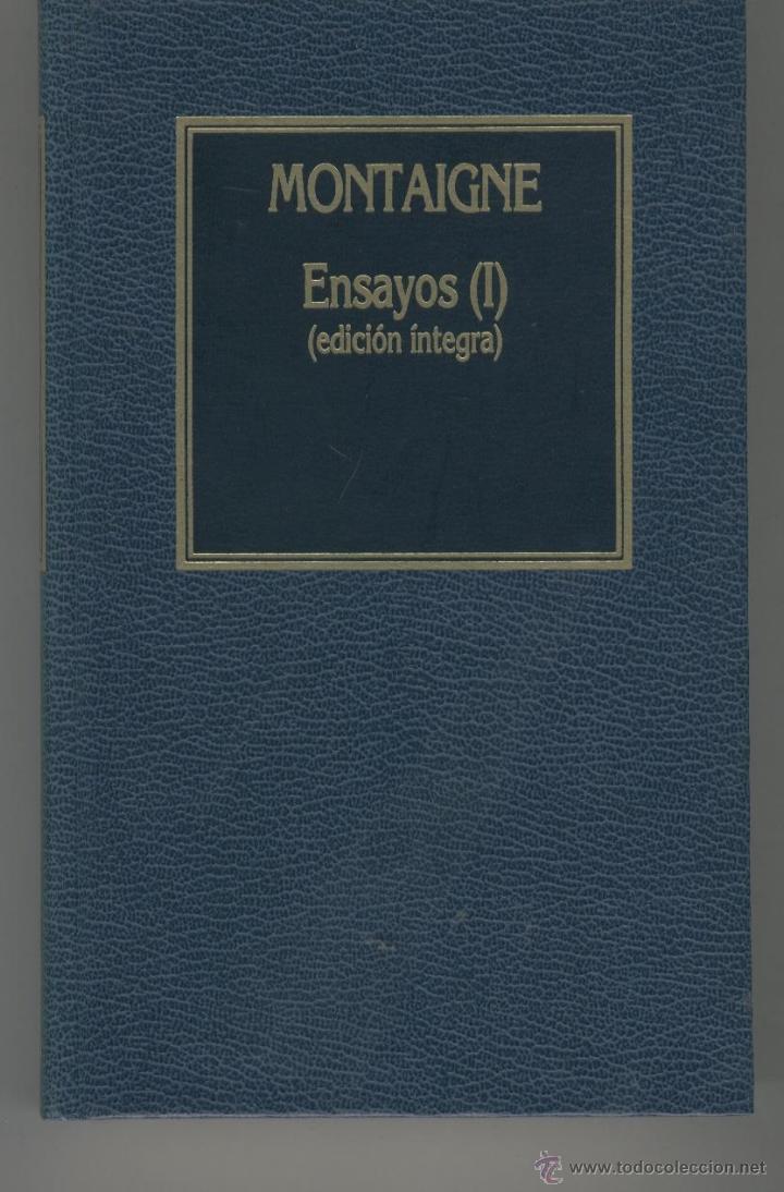 Libri di seconda mano: ENSAYOS. 3 VOLUMENES Montaigne- EDITORIAL: Orbis - Montaigne-
