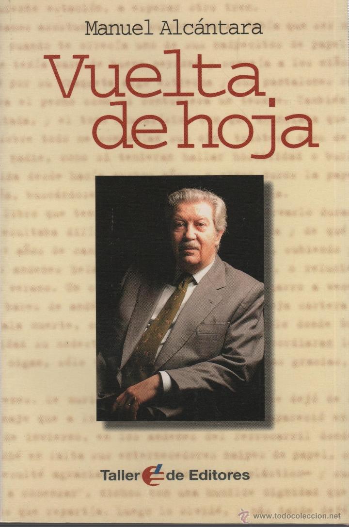 Livres: VUELTA DE HOJA MANUEL ALC&Aacute;NTARA - EDITORIAL: TALLER DE EDITORES - MANUEL ALC&Aacute;NTARA -