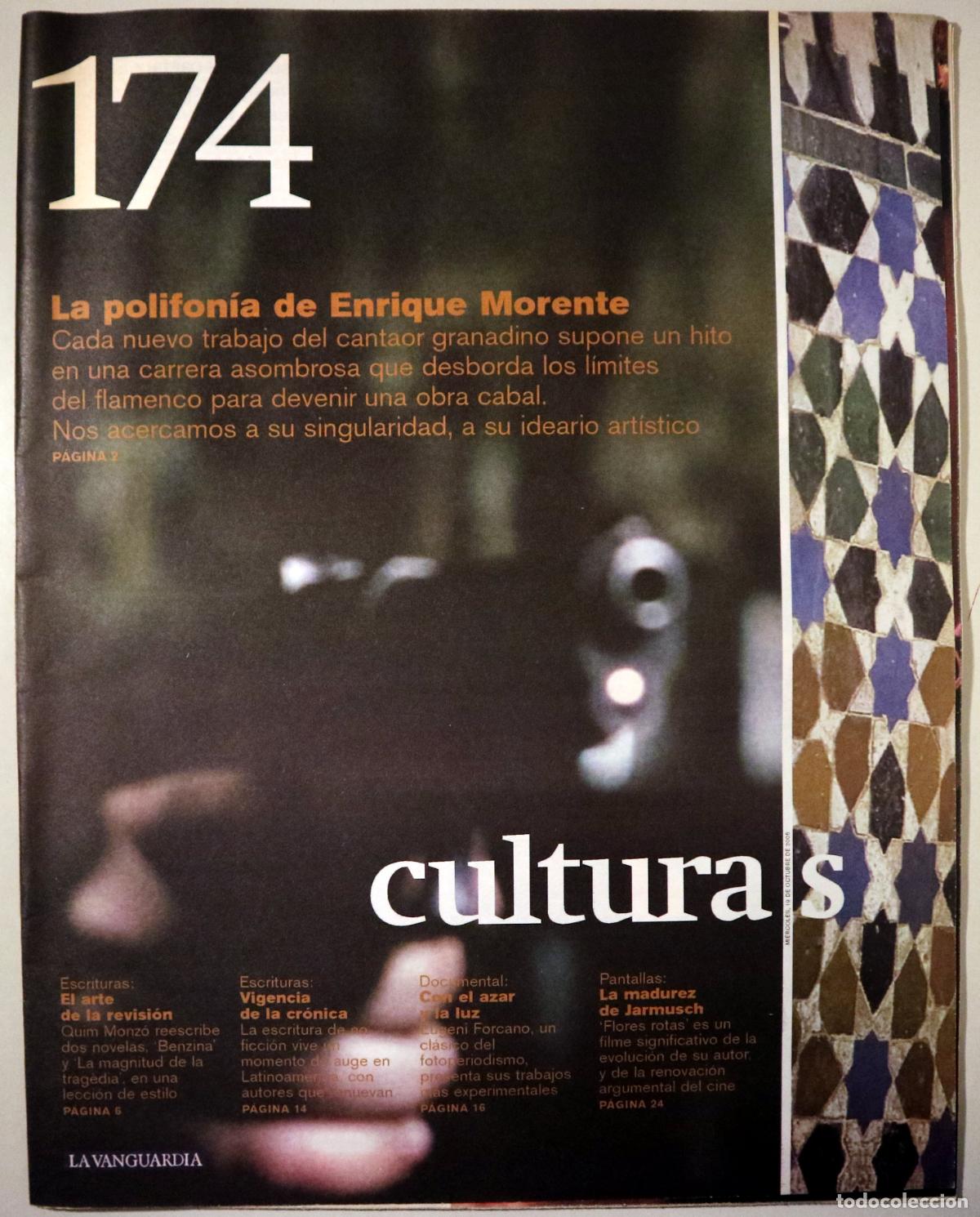 Libros: (Morente, E. - Monz&oacute;, Quim - Jarmusch etc) - CULTURAS N&ordm; 174: La polifon&iacute;a de Enrique Morente - Barc